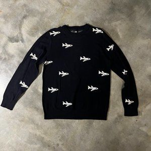 H&M Airplane Sweater